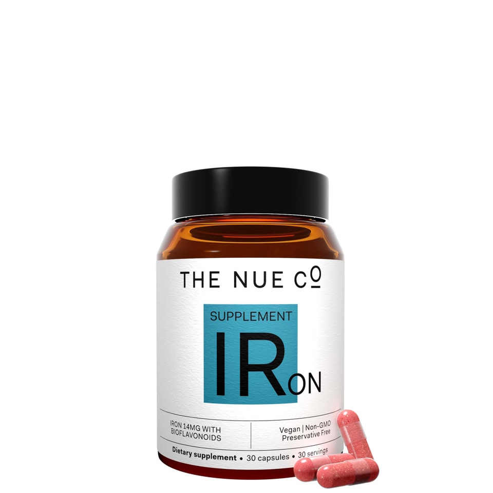 The Nue Co. Iron Supplement To Reduce Tiredness (30 Capsules)
