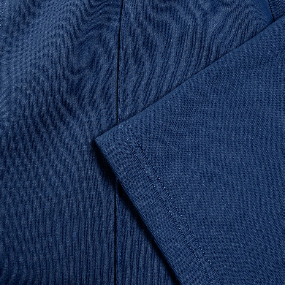 MENS CAPTAINS PIN-TUCK 9IN SHORT BLUE