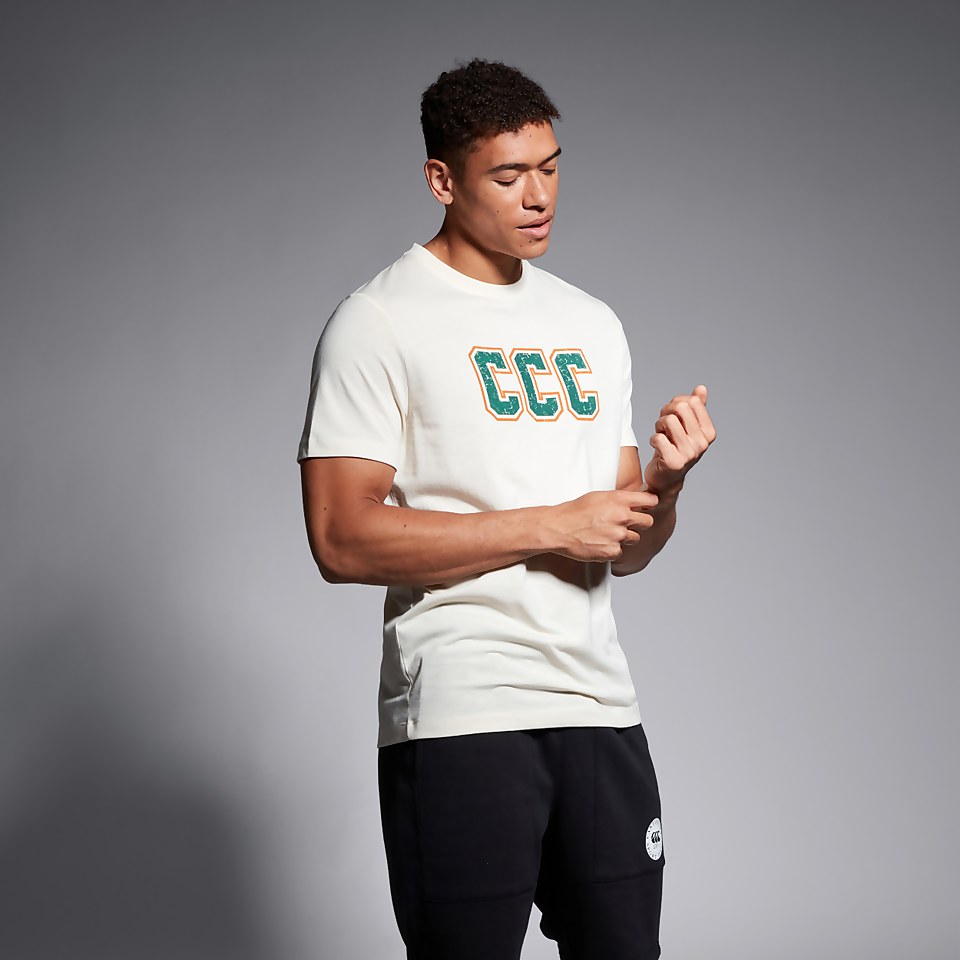MENS CAPTAINS CCC T-SHIRT CREAM