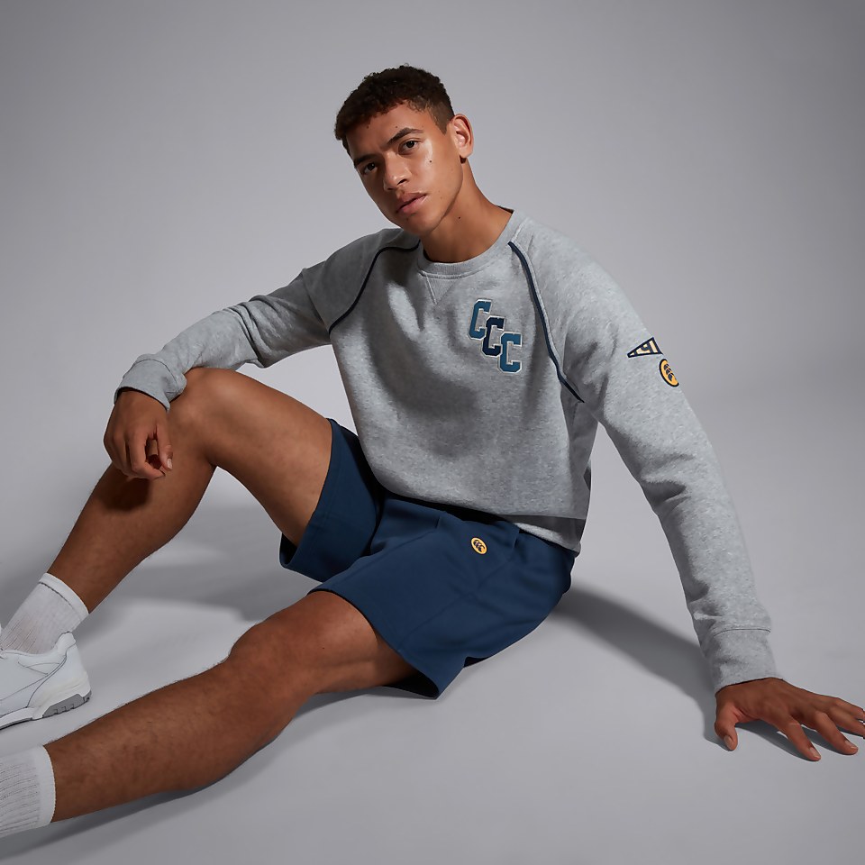 MENS CAPTAINS CREW GREY