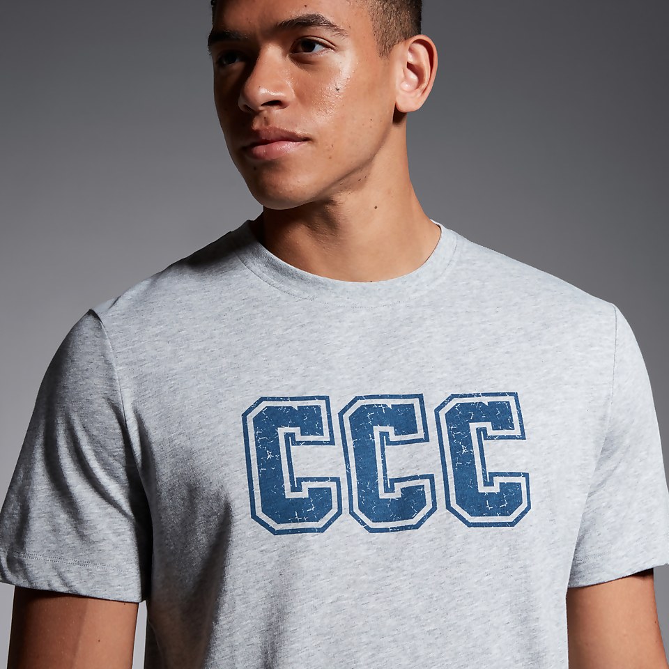 MENS CAPTAINS CCC T-SHIRT GREY