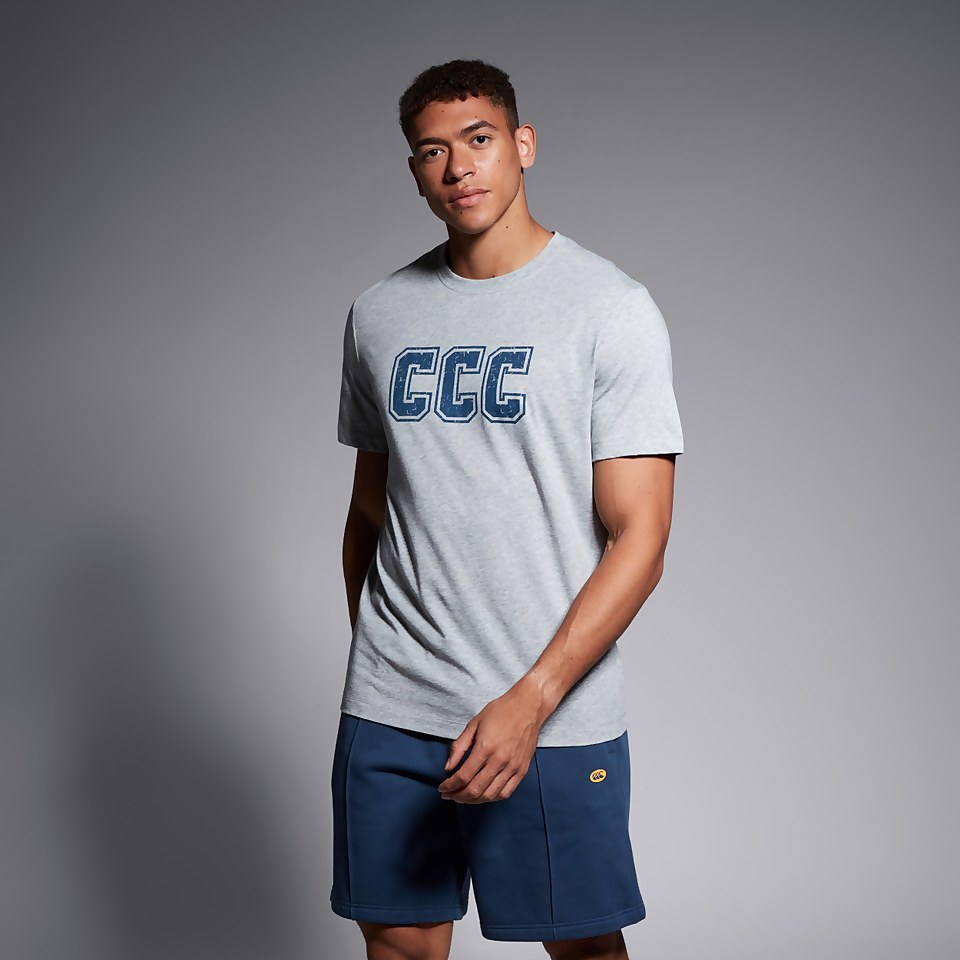 MENS CAPTAINS CCC T-SHIRT GREY
