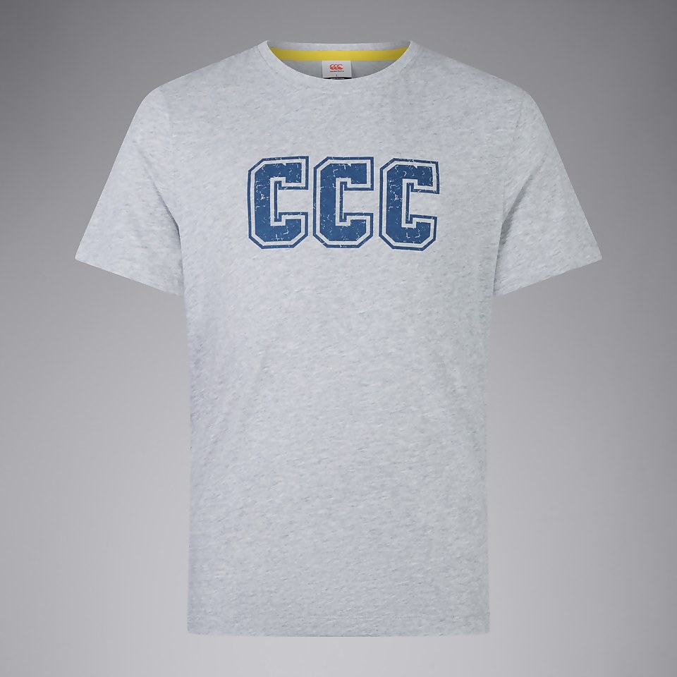 MENS CAPTAINS CCC T-SHIRT GREY