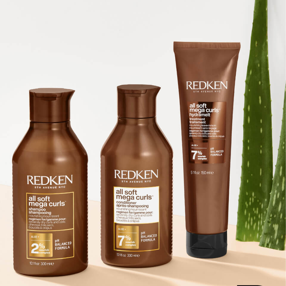 Redken All Soft Mega Curl Intense Hydrating and Nourishing Routine Set for Curly and Coily Hair