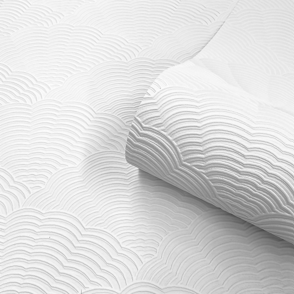 Belgravia Decor Artex White Textured Wallpaper