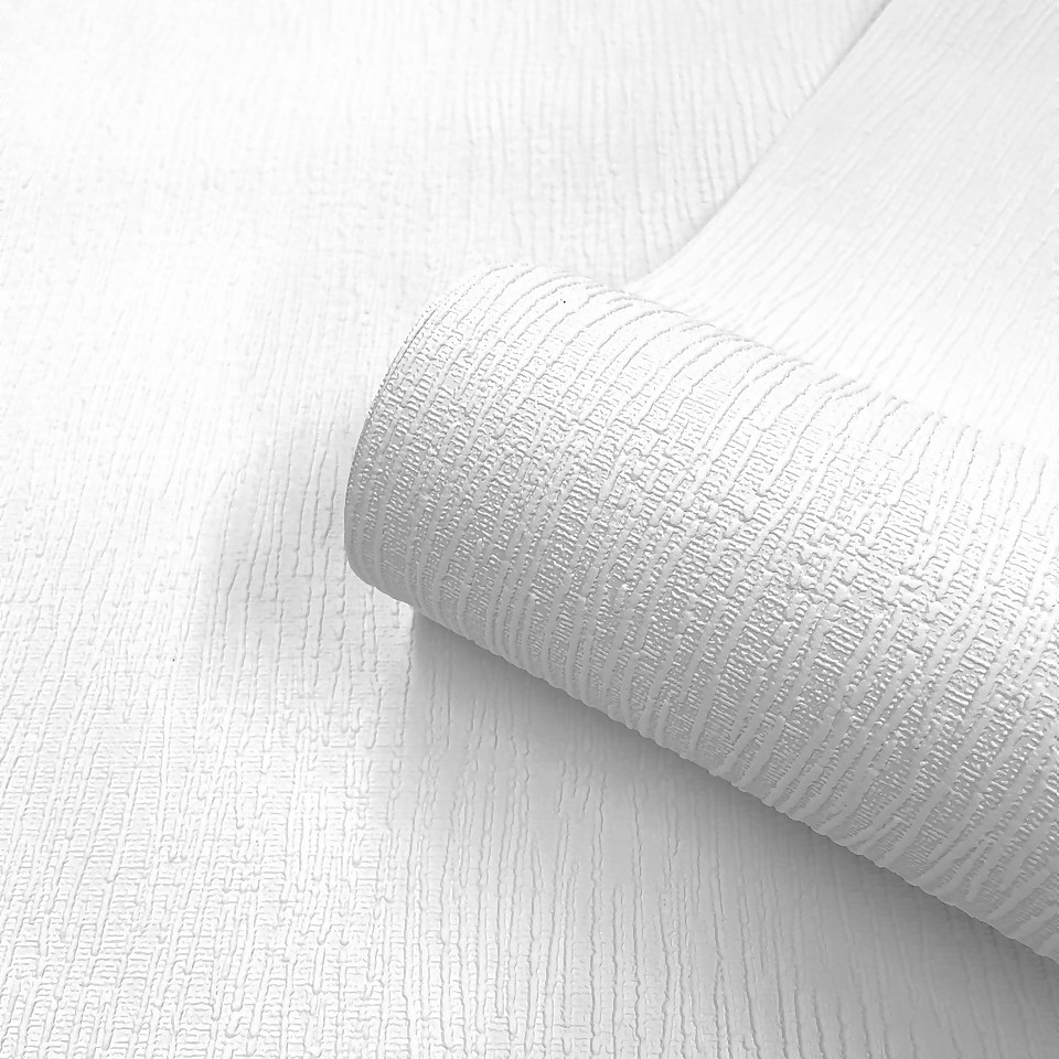 Belgravia Decor Bark White Textured Wallpaper