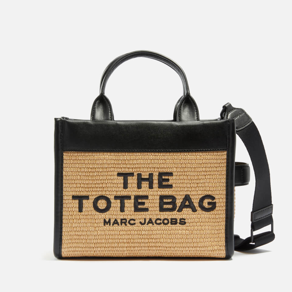 Marc Jacobs The Small Straw and Leather Tote Bag