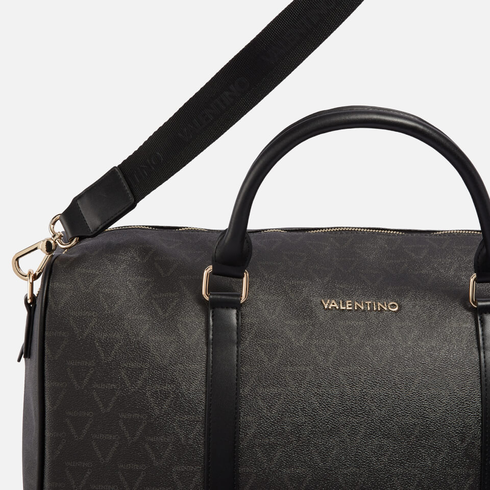 Valentino Liuto Monogram Faux Leather Weekend Bag