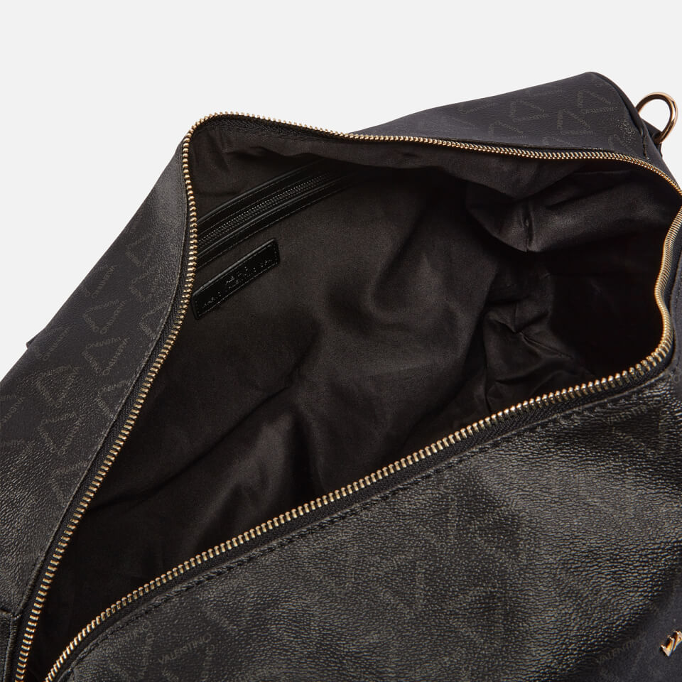 Valentino Liuto Monogram Faux Leather Weekend Bag