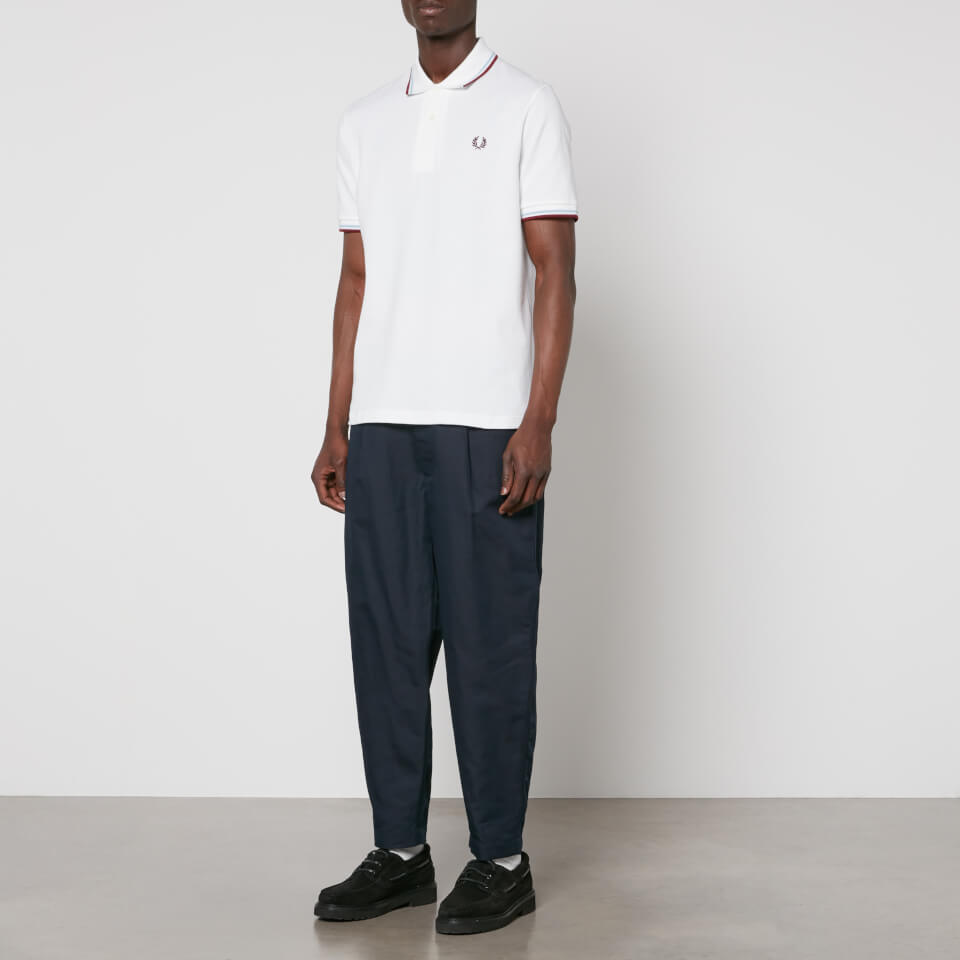 Fred Perry Linen-Blend Cropped Trousers - W30/L32 | Coggles