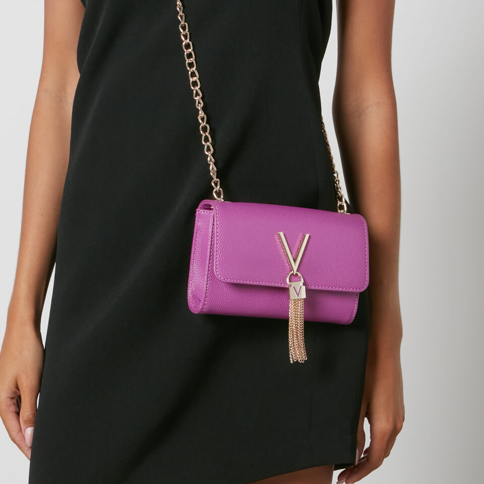 Valentino Divina Pochette Faux Leather Shoulder Bag