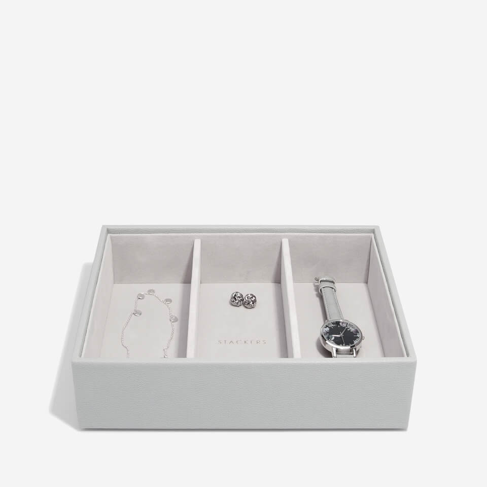 Stackers Classic 3 Set Jewellery Box - Pebble Grey
