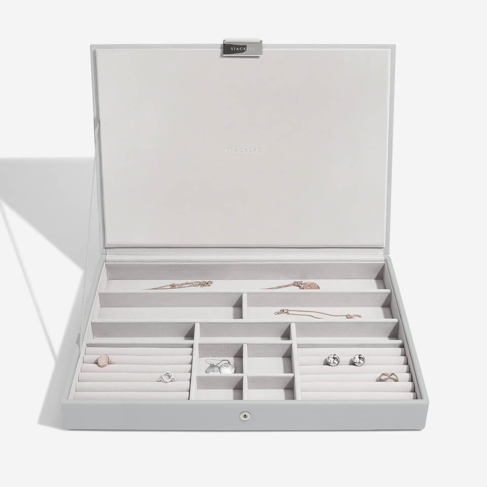 Stackers Supersize 3 Set Jewellery Box - Pebble Grey
