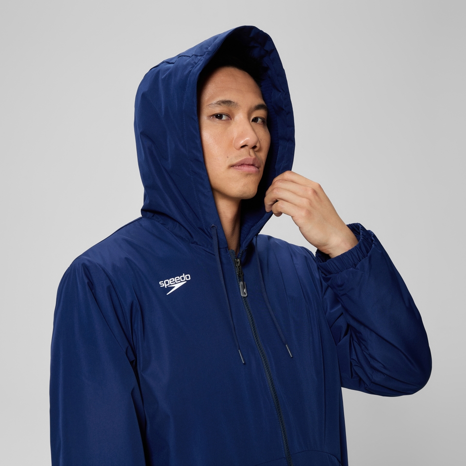 Parka d’équipe unisexe, bleu marine