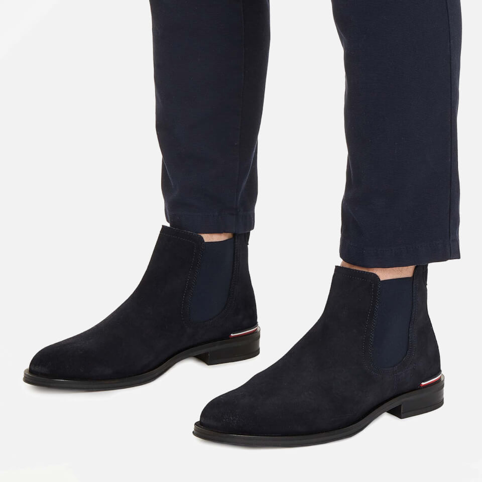 Tommy Hilfiger Men's Suede Chelsea Boots