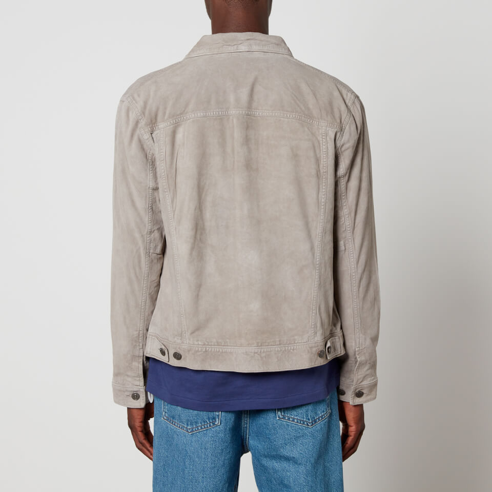 Polo suede trucker jacket discount
