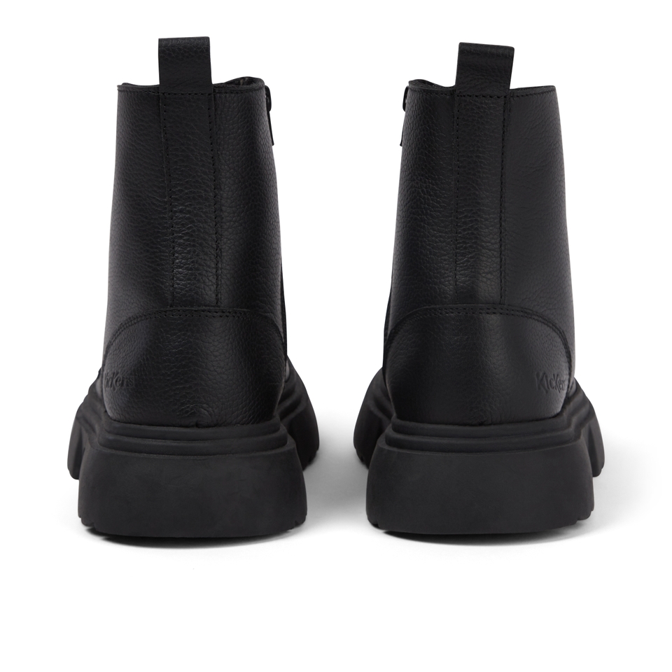 Junior Girls Kenzi Boot Charm Leather Black
