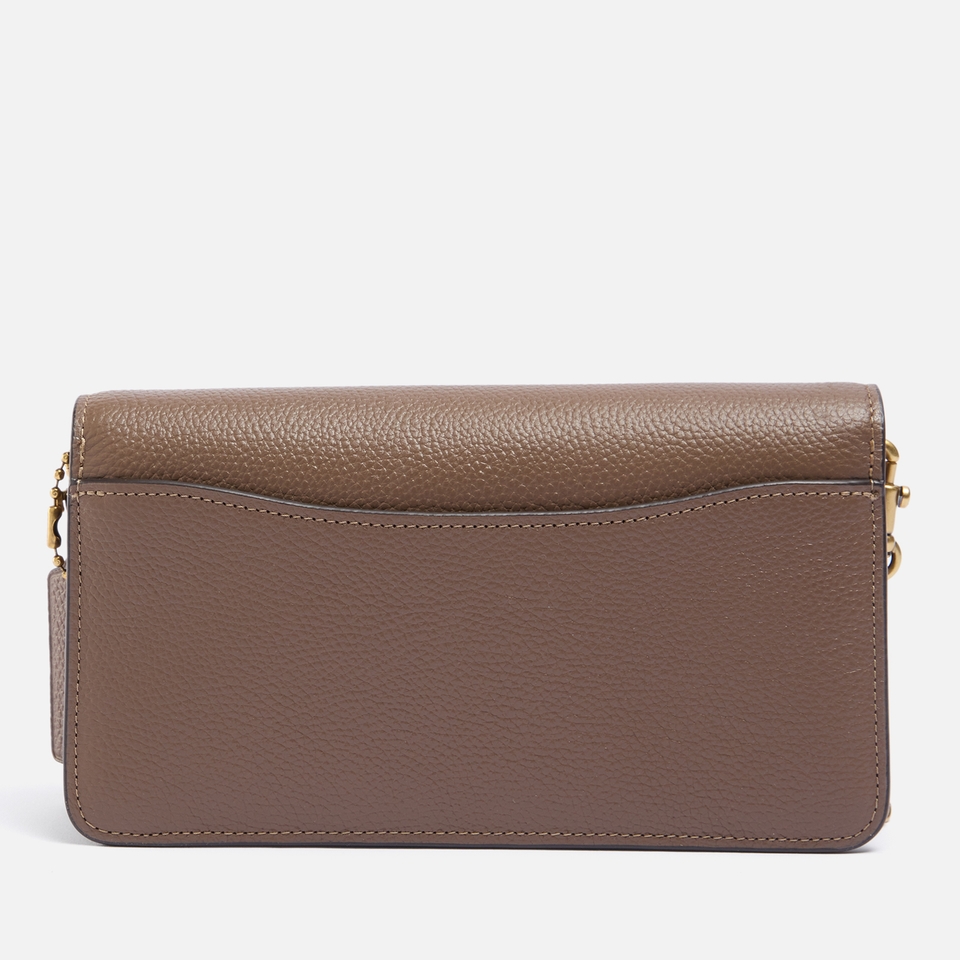 Coach Tabby Chain Leather Clutch Bag