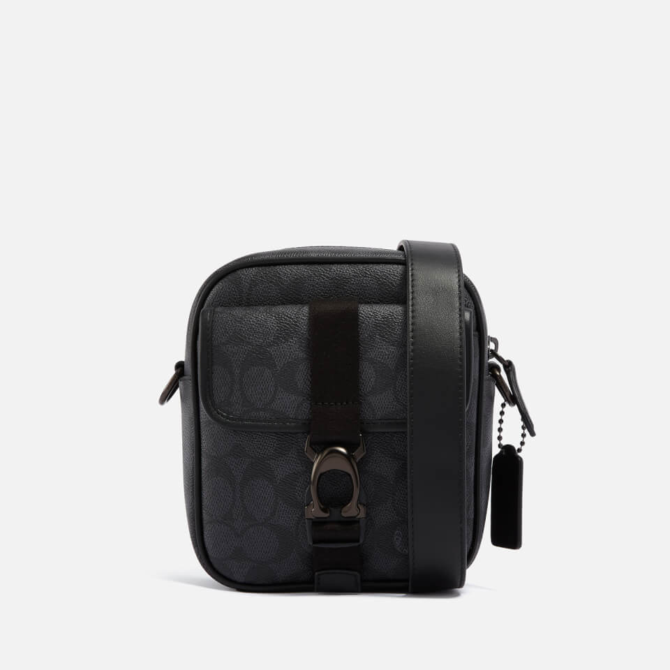 Coach Beck Monogram Leather Messenger Bag