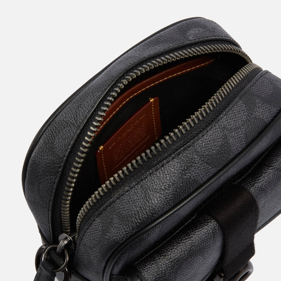 Coach Beck Monogram Leather Messenger Bag