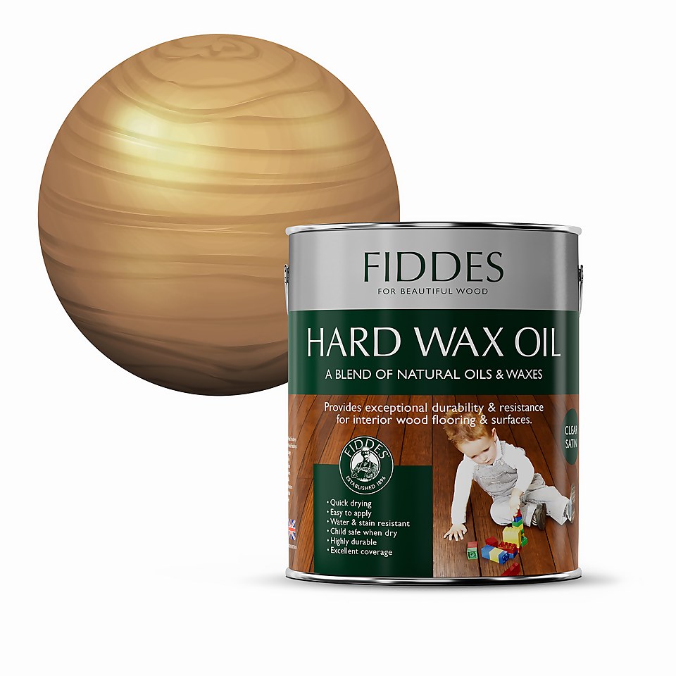 Fiddes Hard Wax Oil English - 2.5L