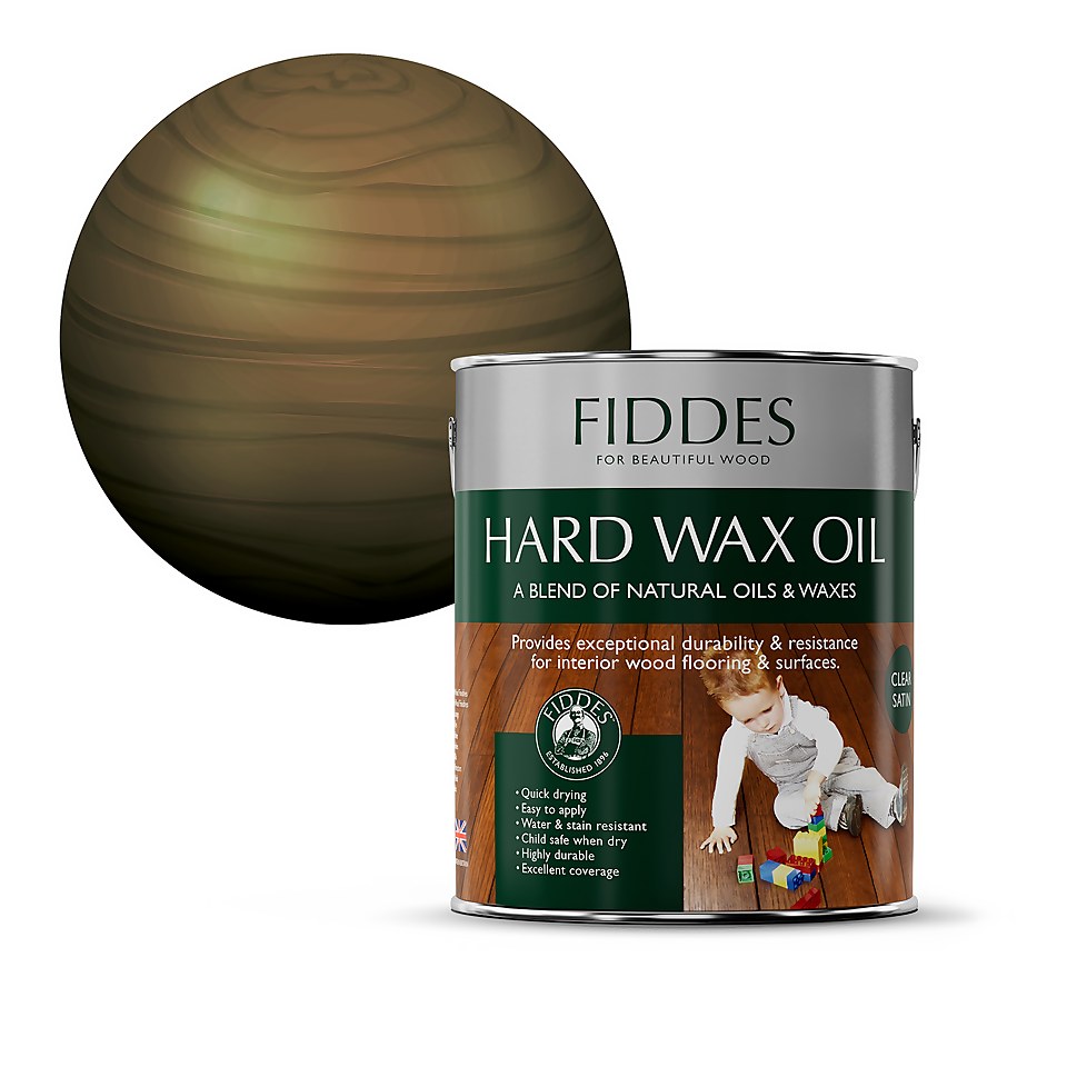 Fiddes Hard Wax Oil Rustic Oak - 250ml
