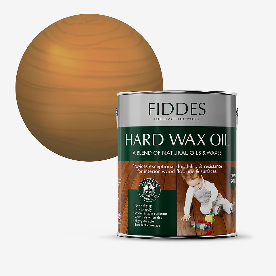 Fiddes Hard Wax Oil Light Oak - 2.5L