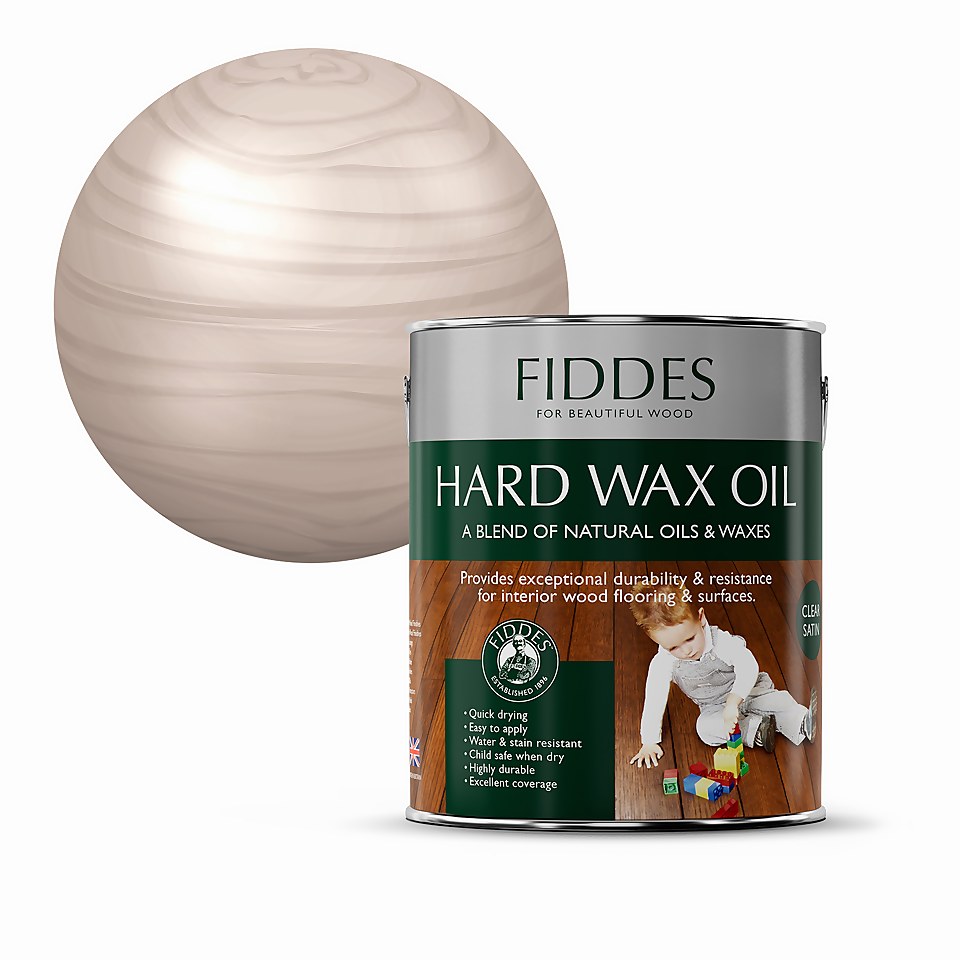 Fiddes Hard Wax Oil Natural - 250ml