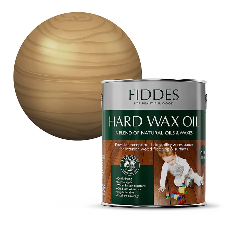Fiddes Hard Wax Oil Smoked Oak - 1L