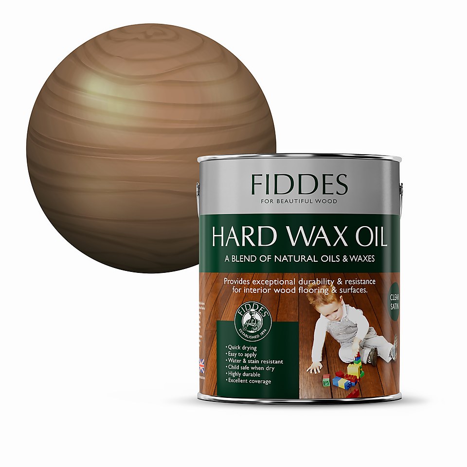 Fiddes Hard Wax Oil Walnut - 1L