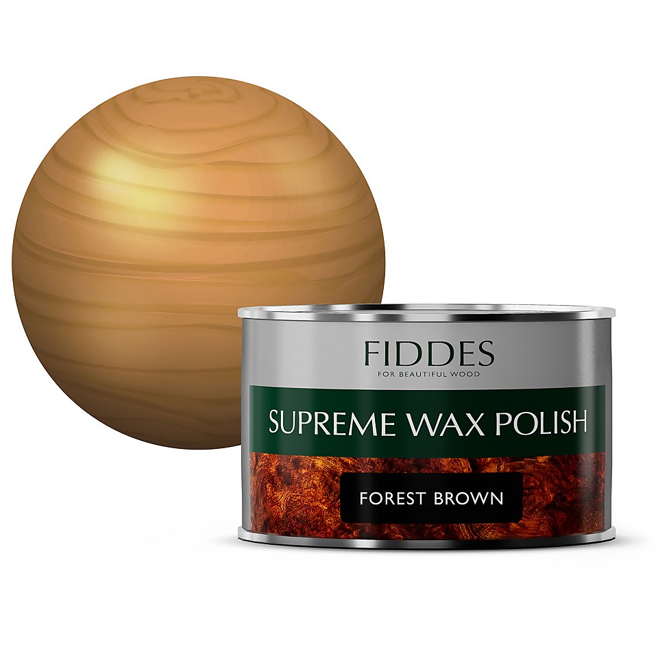 Fiddes Supreme Wax Polish Forest Brown - 400ml