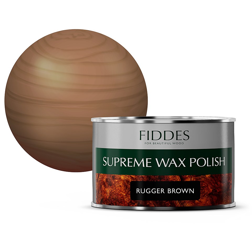 Fiddes Supreme Wax Polish Rugger Brown - 400ml