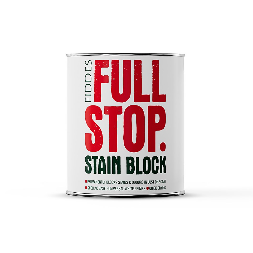 Fiddes FULL STOP Stain Block Primer - 2.5L