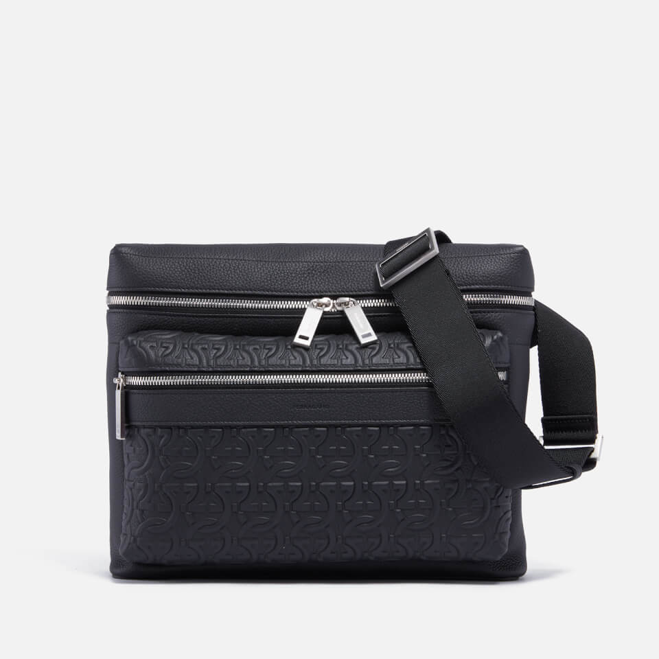 お礼や感謝伝えるプチギフト Salvatore Coggles | Bag Shoulder Leather Logo-Embossed Ferragamo バッグ
