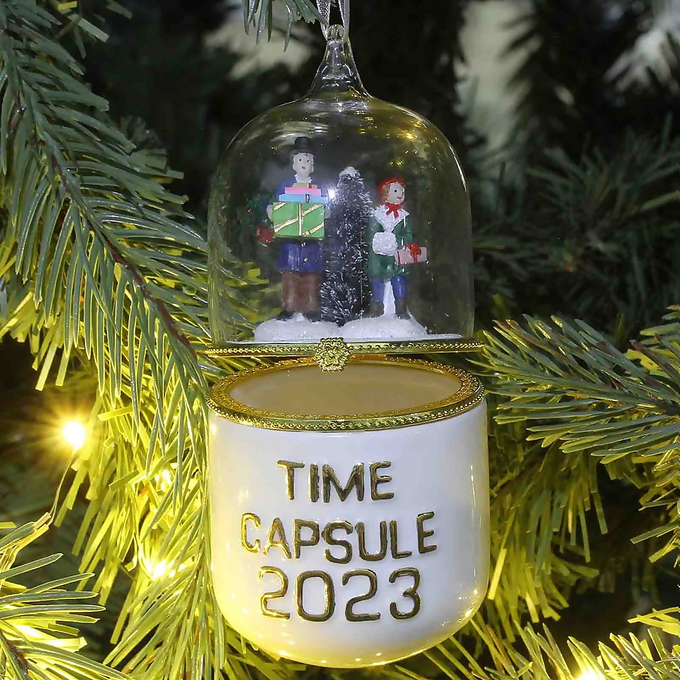 Carol Singer Time Capsule Christmas Tree Decoration Homebase