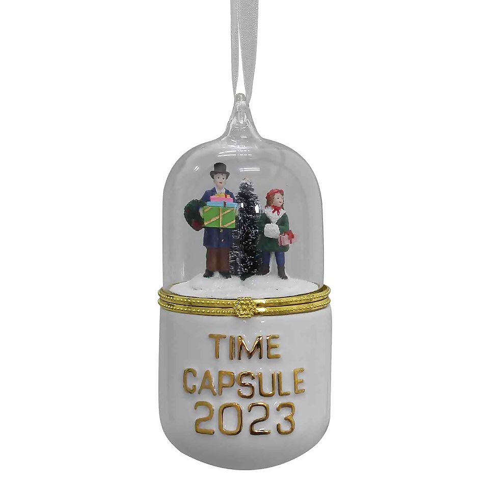 Carol Singer Time Capsule Christmas Tree Decoration Homebase