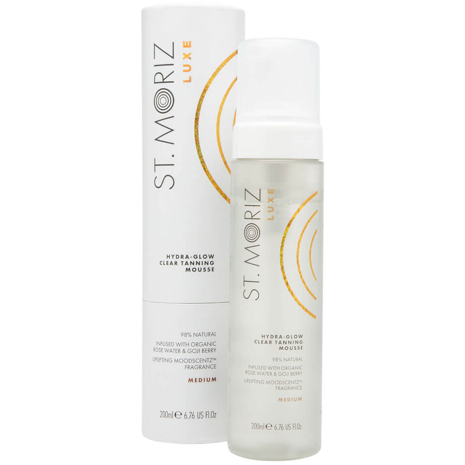 St. Moriz Luxe Hydra-Glow Clear Tanning Mousse - Medium 200ml