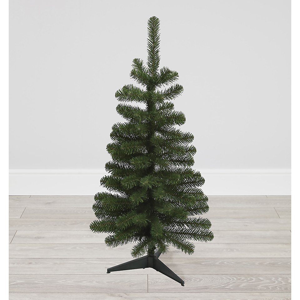 3ft Green Artificial Christmas Tree
