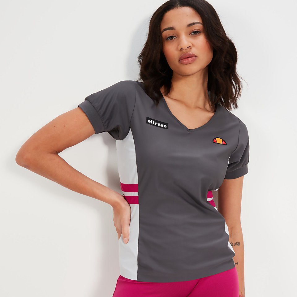 T-Shirt Lowery für Damen, Dunkelgrau