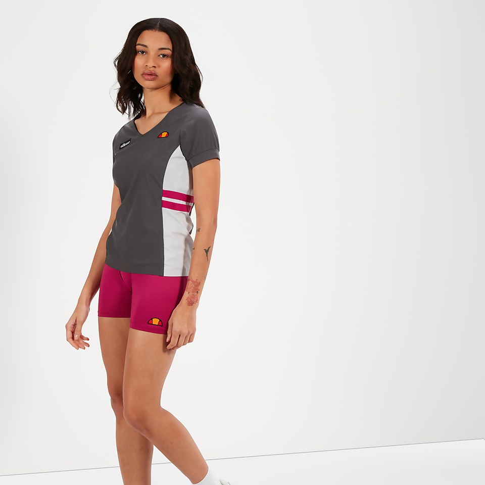 T-Shirt Lowery für Damen, Dunkelgrau