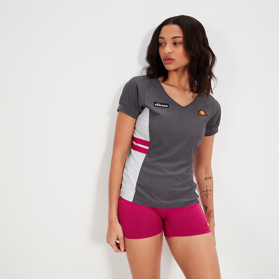 T-Shirt Lowery für Damen, Dunkelgrau