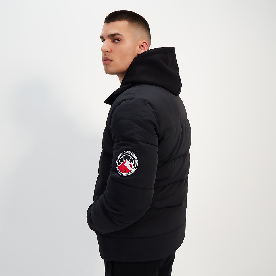 Gefütterte Jacke Nebula für Herren, Schwarz