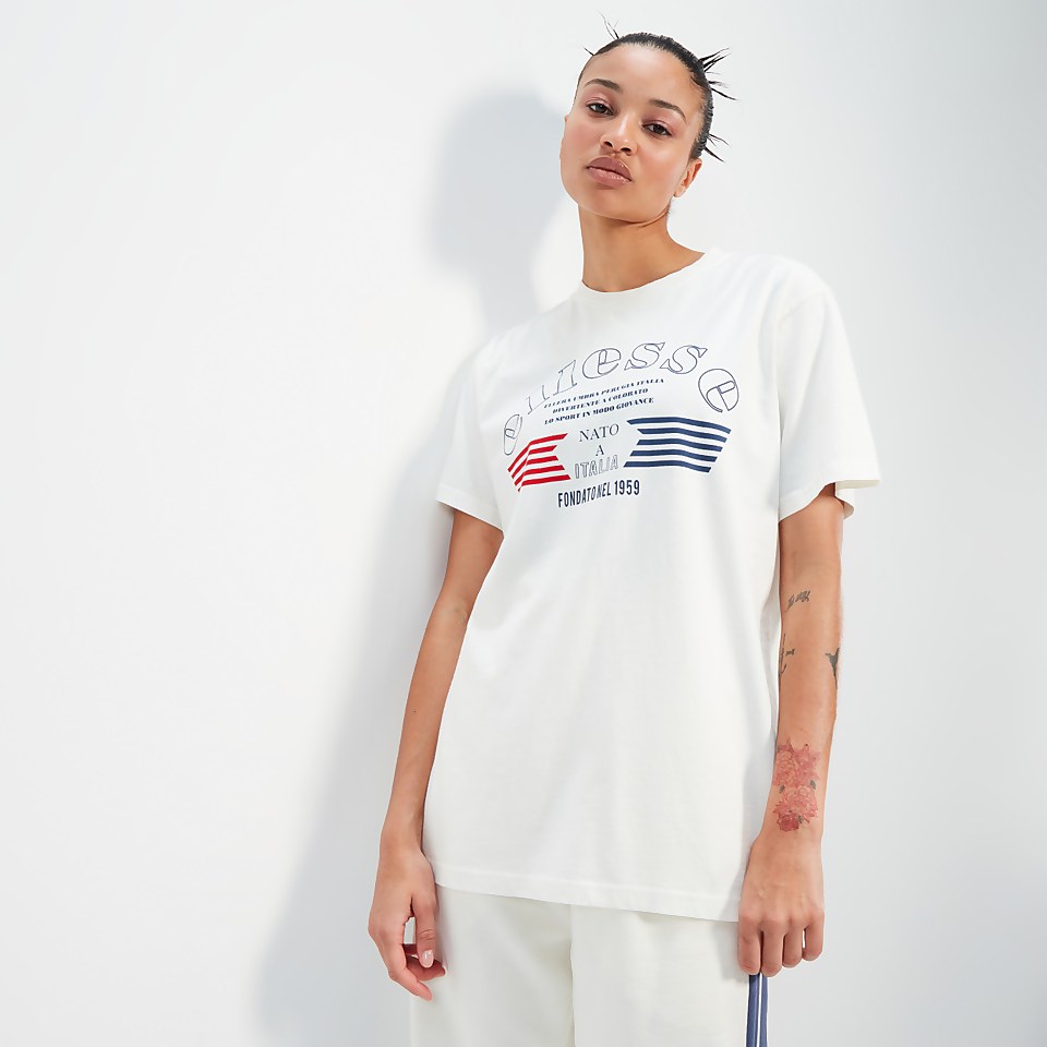 T-Shirt Nirette für Damen, Cremefarben
