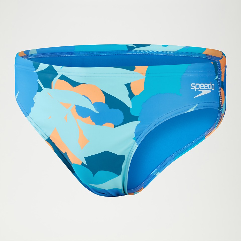 Men's 6cm Escape Brief Blue/Apricot