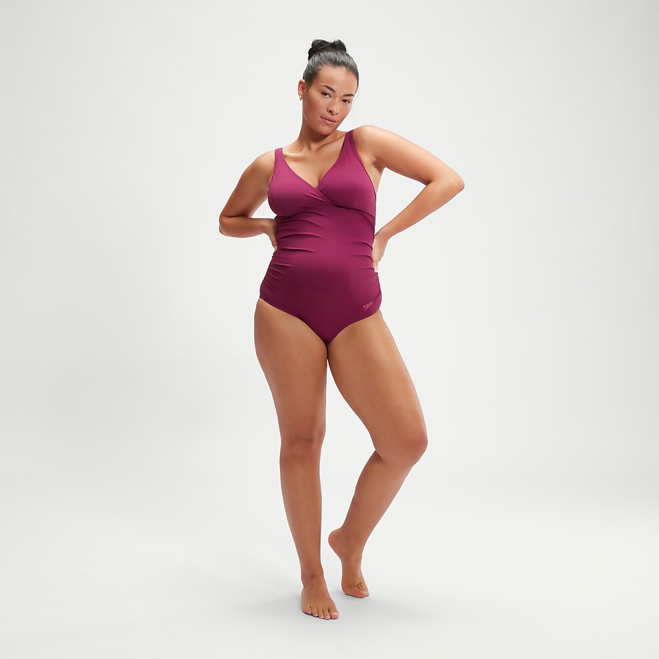 Maillot de bain Femme Maternity col en V dos en U baie