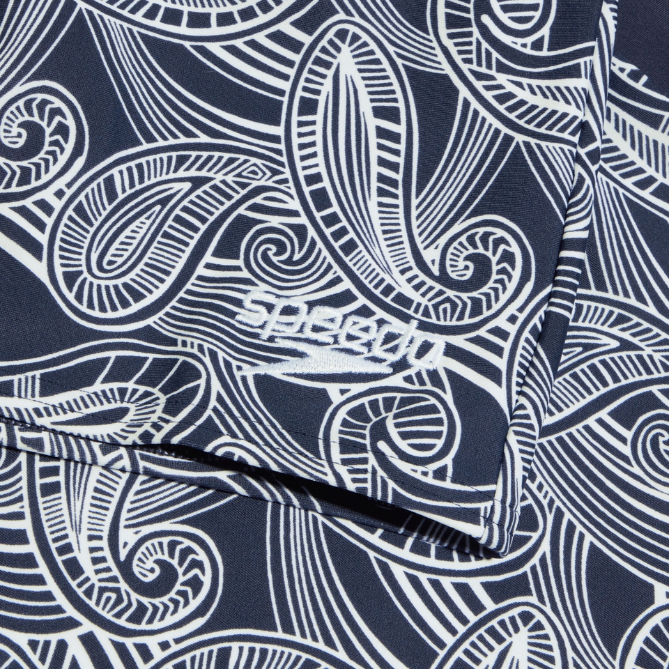 Men's Valmilton Allover Aquashort Navy/White