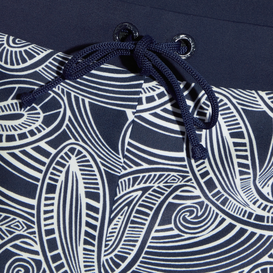 Men's Valmilton Allover Aquashort Navy/White