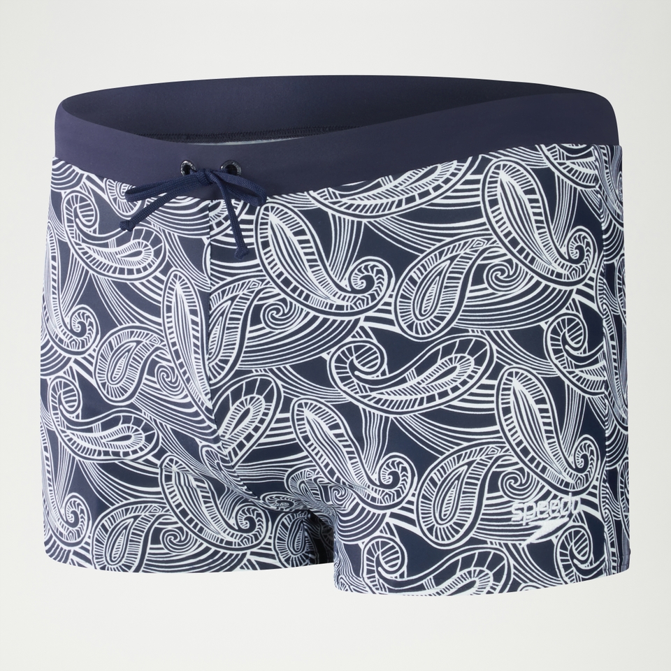 Men's Valmilton Allover Aquashort Navy/White