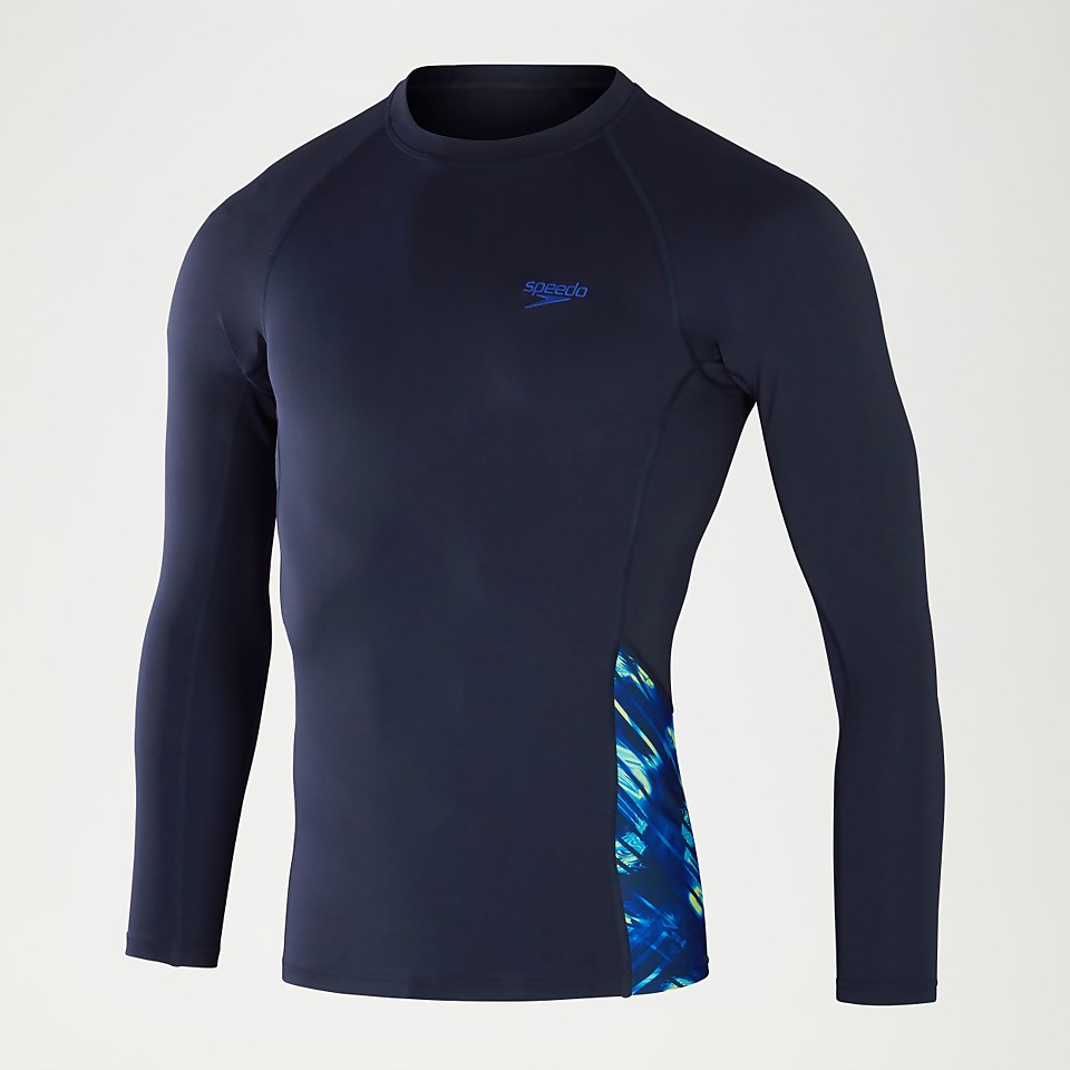 ECO Endurance+ Slice-Rash-Top für Herren Marineblau/Blau