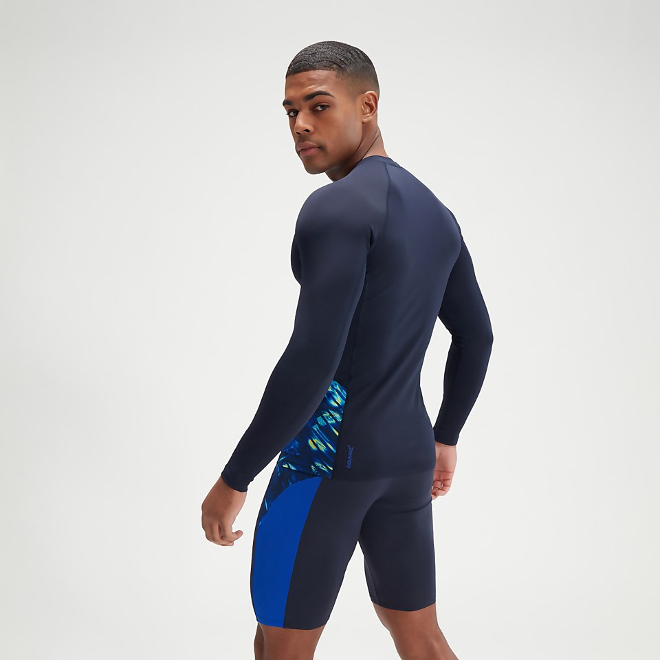 ECO Endurance+ Slice-Rash-Top für Herren Marineblau/Blau